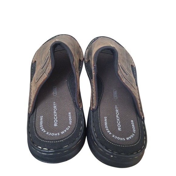Rockport Leather Beachy Summer Men\'s‎ Size 13 Darwyn Slide ll Sandals Grunge